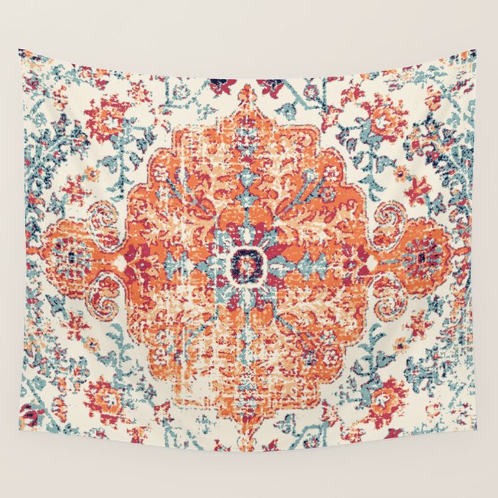Southwest  Persian Carpet Print Wall Tapestry Gallery Image 4