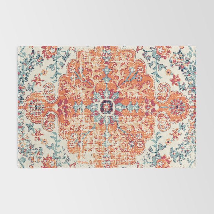 Southwest  Persian Carpet Print Rug Gallery Image 2