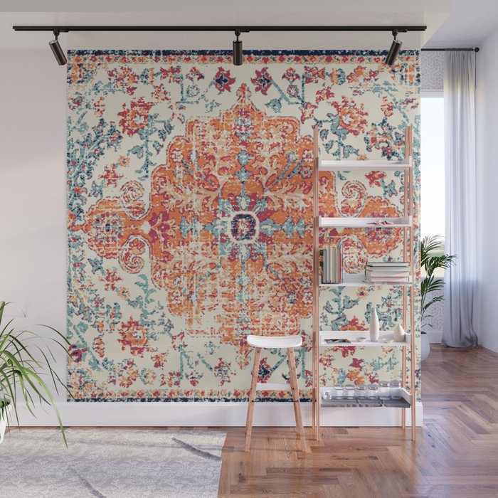 Southwest  Persian Carpet Print Wall Mural Gallery Image 1