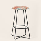 Southwest  Persian Carpet Print Stool Gallery Image 1