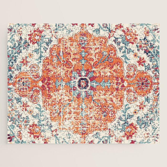Southwest  Persian Carpet Print Jigsaw Puzzle Gallery Image 1