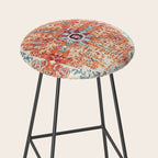 Southwest  Persian Carpet Print Stool Gallery Image 2