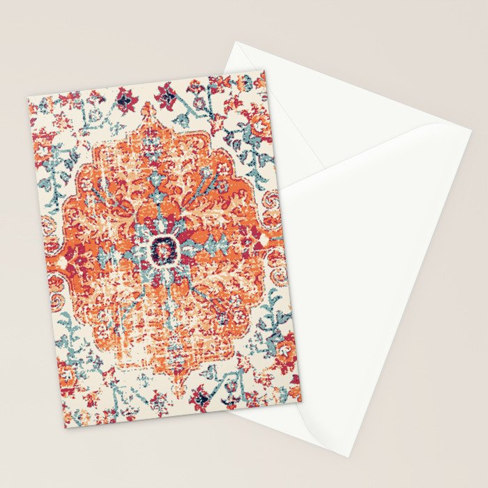 Southwest  Persian Carpet Print Stationery Card Gallery Image 2