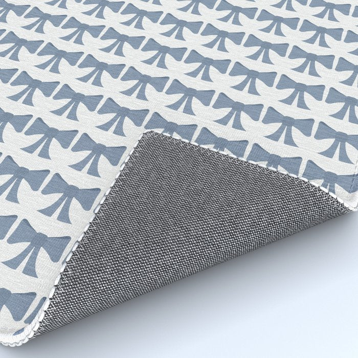 Vintage Bows VII Neutral Blue Rug Gallery Image 4