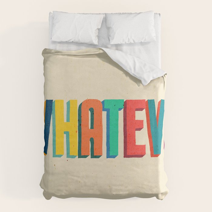 Whatevs Duvet Cover Gallery Image 1