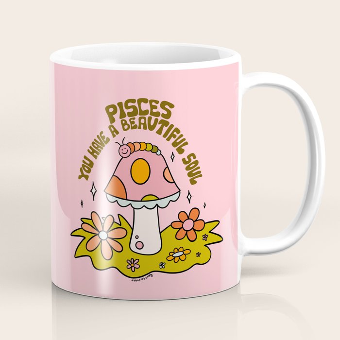 Pisces Caterpillar Coffee Mug Gallery Image 1