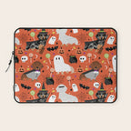 Dachshund dog breed halloween cute pattern doxie dachsie dog costumes Laptop Sleeve Gallery Image 1