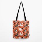 Dachshund dog breed halloween cute pattern doxie dachsie dog costumes Tote Bag Gallery Image 2