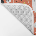Dachshund dog breed halloween cute pattern doxie dachsie dog costumes Bath Mat Gallery Image 2