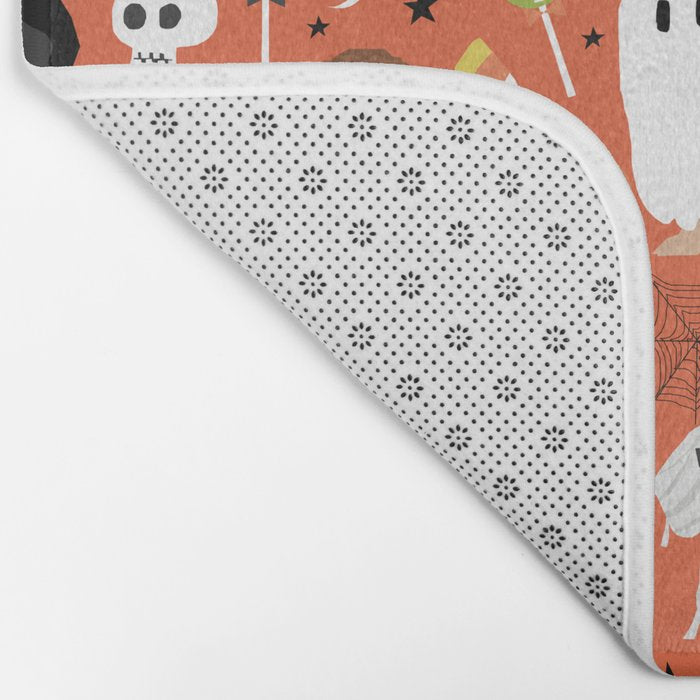 Dachshund dog breed halloween cute pattern doxie dachsie dog costumes Bath Mat Gallery Image 2