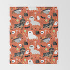 Dachshund dog breed halloween cute pattern doxie dachsie dog costumes Throw Blanket Gallery Image 2