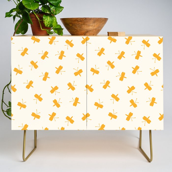 Dream Yellow Butterfly  Credenza Gallery Image 1