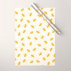 Dream Yellow Butterfly  Wrapping Paper Gallery Image 1