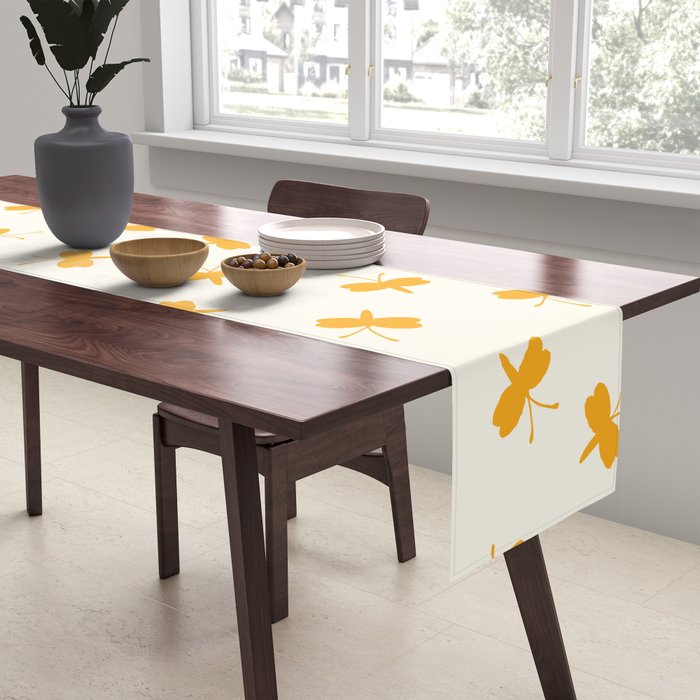 Dream Yellow Butterfly  Table Runner Gallery Image 2