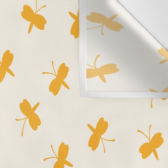 Dream Yellow Butterfly  Wall Tapestry Gallery Image 3