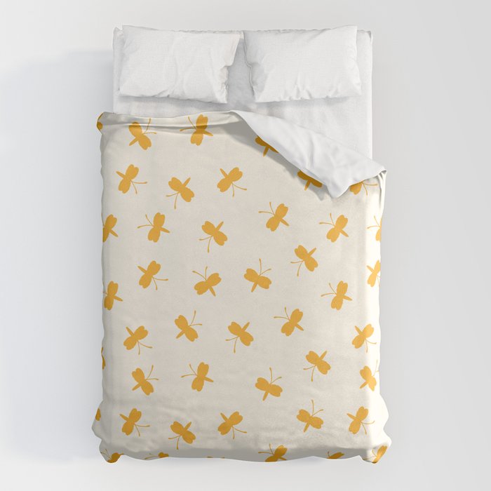 Dream Yellow Butterfly  Duvet Cover Gallery Image 6