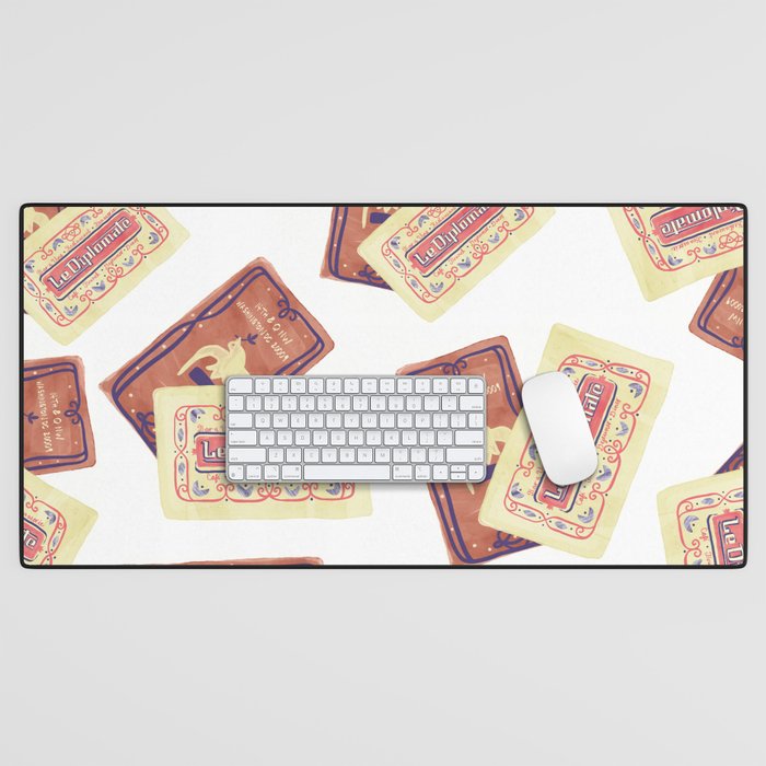 le dip washington dc matchbook print Desk Mat Gallery Image 1