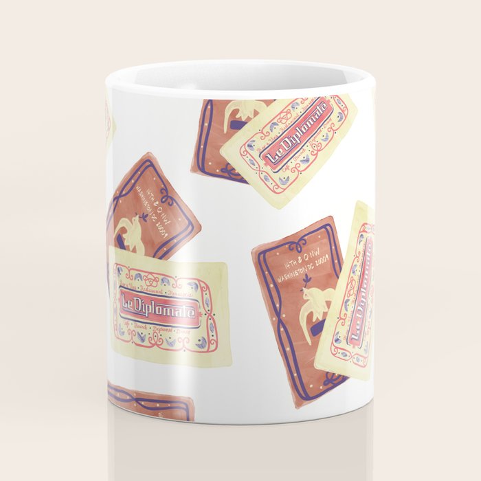 le dip washington dc matchbook print Coffee Mug Gallery Image 4