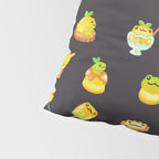 Sweet Lemon frog - dark Pillow Sham Gallery Image 4