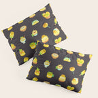 Sweet Lemon frog - dark Pillow Sham Gallery Image 3