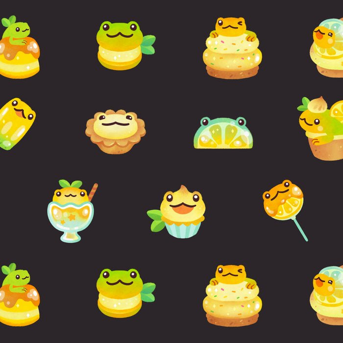 Sweet Lemon frog - dark Coffee Mug Gallery Image 2