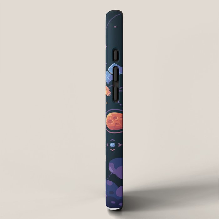 Space Rocket in Solar System iPhone Case Gallery Image 2