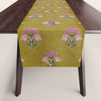 Block pink floral  Table Runner Gallery Image 1
