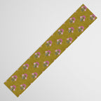 Block pink floral  Table Runner Gallery Image 3