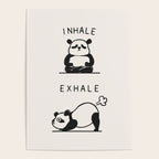 Inhale Exhale Panda Poster Gallery Image 4