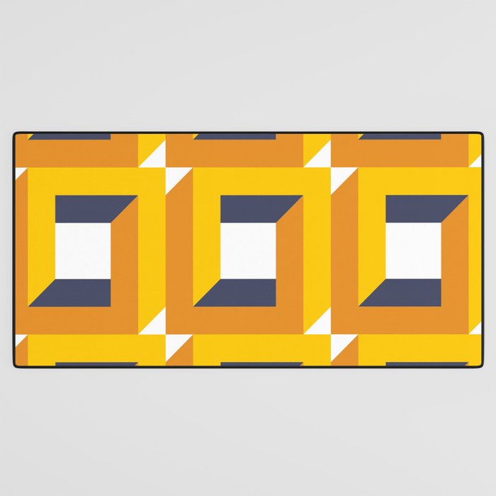Modern Geometric 74C Desk Mat Gallery Image 3