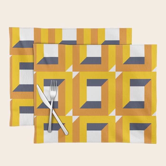 Modern Geometric 74C Placemat Gallery Image 1