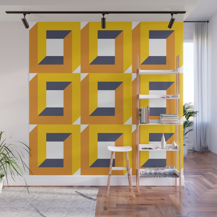 Modern Geometric 74C Wall Mural Gallery Image 1