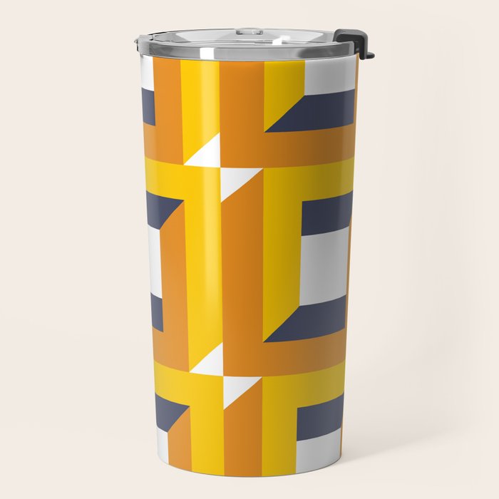 Modern Geometric 74C Travel Mug Gallery Image 2