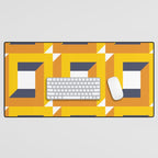 Modern Geometric 74C Desk Mat Gallery Image 1