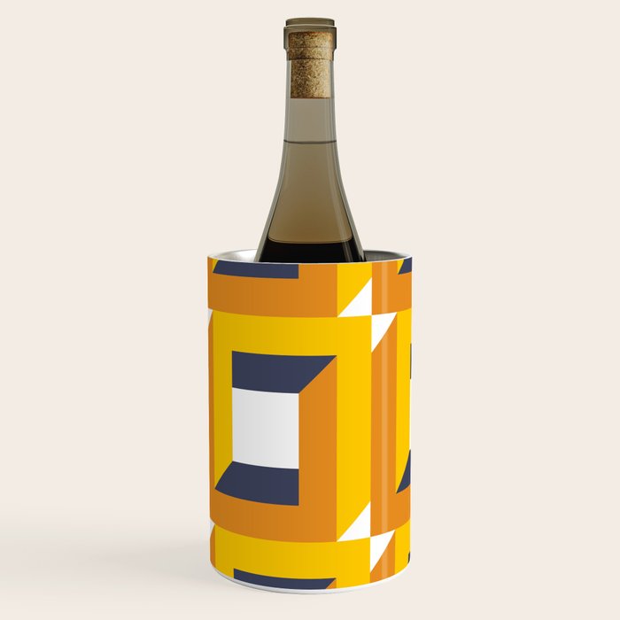 Modern Geometric 74C Wine Chiller Gallery Image 2