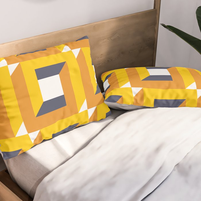Modern Geometric 74C Pillow Sham Gallery Image 2