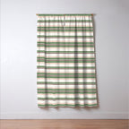 Daybed Stripe Ivory Green Multi Window Curtain Gallery Image 3