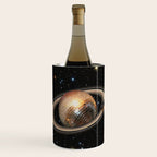 Galactic DJ II - Saturn Disco Ball Wine Chiller Gallery Image 1
