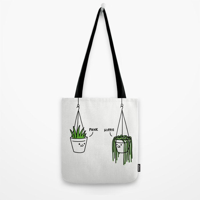 Hippie and Punk plants Tote Bag Gallery Image 2