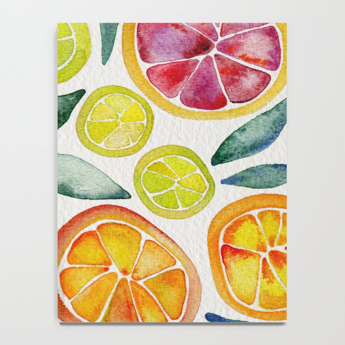 Sliced Citrus Watercolor Notebook Gallery Image 4
