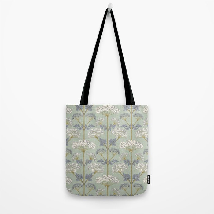 Vintage Sage Floral Tote Bag Gallery Image 2
