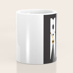 Laundry Clothespins - Gold, Black and White Coffee Mug Gallery Image 4