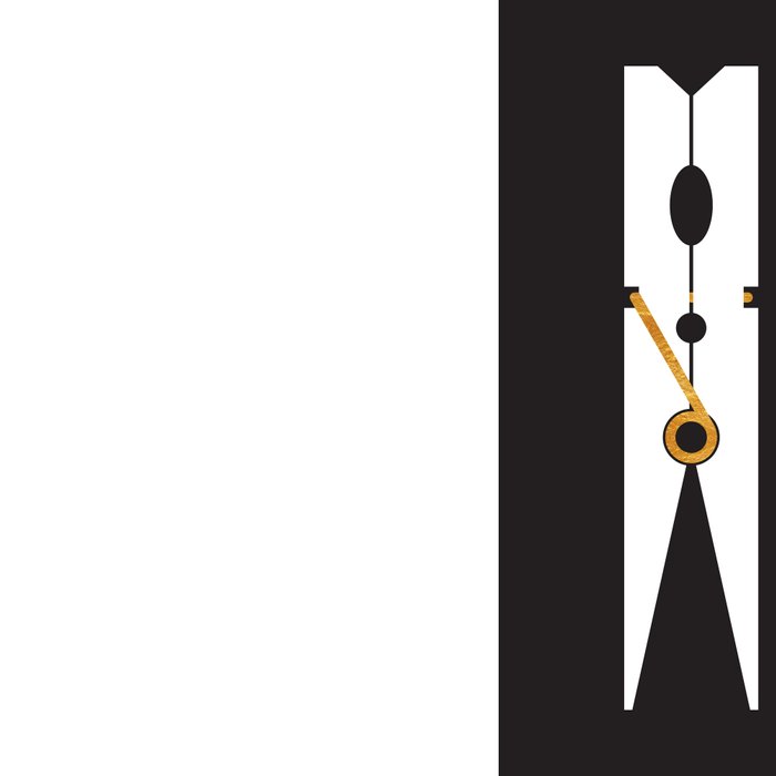 Laundry Clothespins - Gold, Black and White Coffee Mug Gallery Image 2