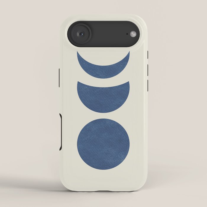 Lunar Phase - Blue iPhone Case Gallery Image 2