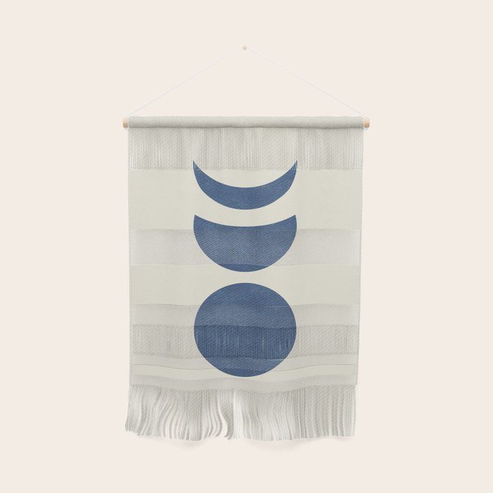Lunar Phase - Blue Wall Hanging Gallery Image 1
