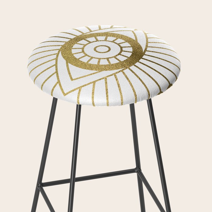 Evil Eyes - Gold Palette Stool Gallery Image 2