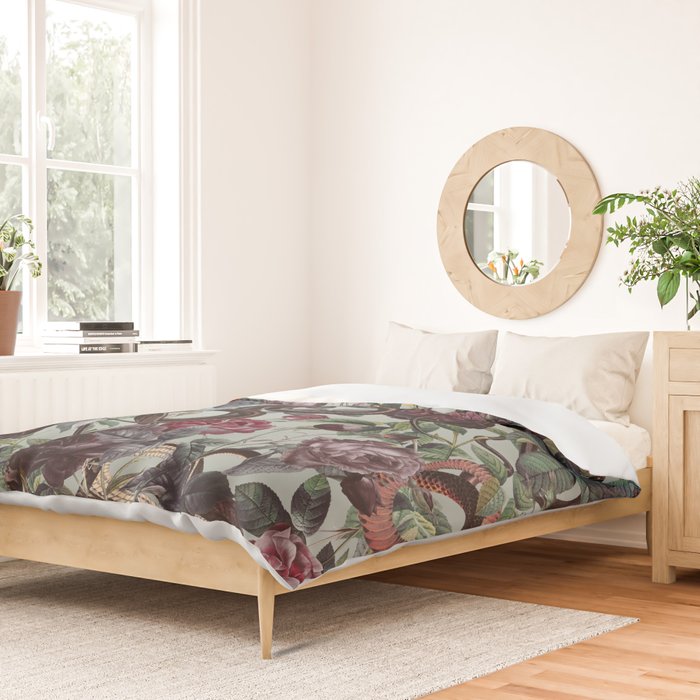 Snakes and Roses Duvet Cover Gallery Image 2