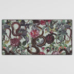 Snakes and Roses Desk Mat Gallery Image 3