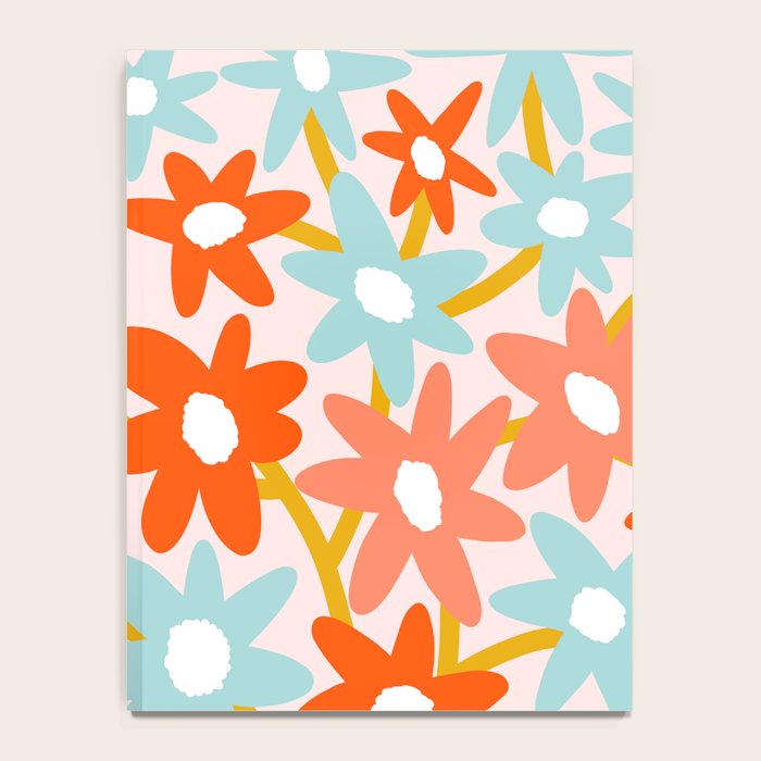 Sunny vase with Super Bloom Daisies Notebook Gallery Image 4
