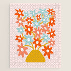 Sunny vase with Super Bloom Daisies Jigsaw Puzzle Gallery Image 1